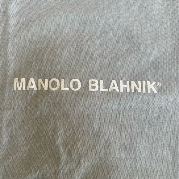 Manolo Blahnik Gray Dust Bag - Picture 2 of 3
